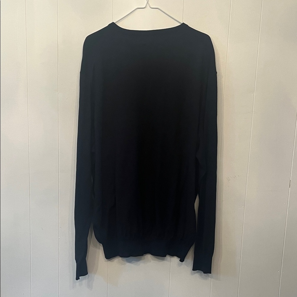 Polo by Ralph Lauren Men's Classic Navy Crewneck Sweater NWT - Picture 5 of 7